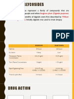 Cardiac Glycosides: Foxglove Plant (Digitalis Purpurea) William Withering in 1785