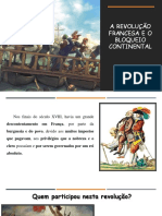 A Revolução Francesa e o Bloqueio Continental