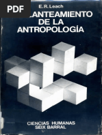 Planteamiento de La Antropología