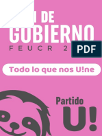 Plan de Gobierno FEUCR 2020 - Partido U!