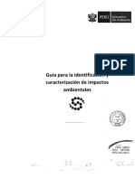 Guía para La Identificación y Caracterización de Impactos Ambientales SEIA 3.3