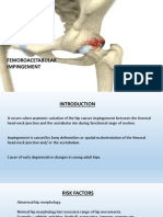 Femoroacetabular Impingement: DR Sandeep Singh