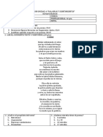 EVALUACION UNIDAD 4 Octavo Basico 