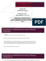 Kelas Xiii Semester Gasal: Elusidasi Struktur Senyawa Organik Mata Diklat: Kimia Organik