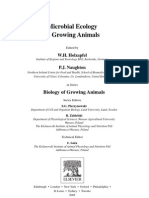 Microbial Ecology in Growing Animals