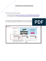 User Manual For Retail / Corporate First Time Login