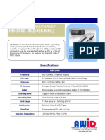 HB-2000 Product Sheet