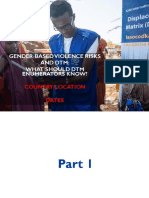 Gender-Based Violence Risks and DTM: What Should DTM Enumerators Know?