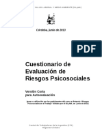 Test Riesgos Psicosociales