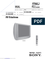 Service Manual FE-2: KV-29LS40B KV-29LS40E KV-29LS40K