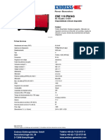 Folleto Generador Endress Ese 110 PW As