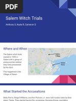 Salem Witch Trials