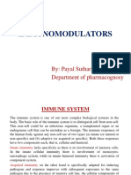 Immunomodulators: By: Payal Suthar Department of Pharmacognosy