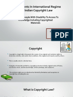 Right of People With Disability To Access To Knowledge Including Copyrighted Materials