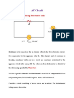 AC Circuit - 1