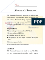 PDF Watermark Remover: Key Features