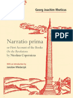 Narratio Prima or First Account Retyk Jerzy Joachim 2015