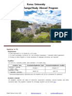 Korea University 2019 Factsheet