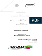 Licenciatura en Derecho: Actividades 1 y 2 e Integradora