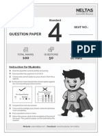 STD 4 Sample Question Paper NELTAS PDF