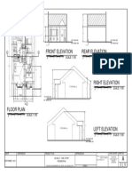 Front Elevation Rear Elevation: SCALE 1:100 SCALE 1:100