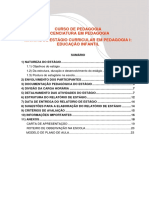 Manual Estágio Educação Infantil - 150 Horas