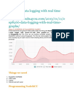 ESP8266 Data Logging With Real Time Graphs