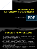 Trastornos de La Funcion Hepatobiliar y El Pancreas