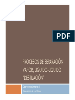 PROCESOS DE SEPARACIÒN Destilacion PDF