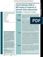 Psychoradiologic Utility of MR Imaging For Diagnosis of Attention Deficit Hyperactivity Disorder