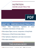 AC. Nutrition - Water and Electrolytes