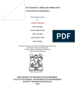 Evaluation of Technical Drilling Operation - Case Study in Indonesia