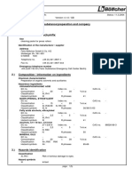 EC Safety Data Sheet: 1.) Identification of The Substance/preparation and Company