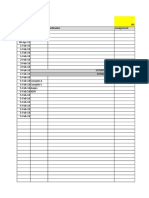 Time Sheet Template - Employee Name