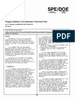 Speidoe: SPE/DOE 13905 Proppant Settling in Non-Newtonian Fracturing Fluids