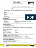 Metz 7K: Potassium Silicate Cement