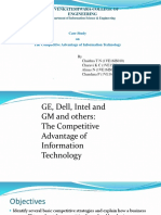 GE, DELL, INTEL, GM and Others: The Competitive Advantage of Information Technology