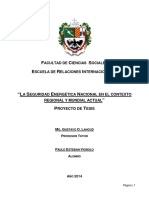 Tesis Seguridad Energética Nacional - Final