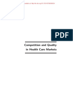 Competition and Quality in Health Care Markets