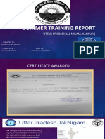 Summer Training Report: (Uttar Pradesh Jal Nigam, Kanpur)