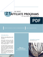 21 Best Affiliate Programs