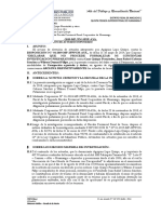 Elevación de Actuados #1377-2018, Usurpación y Daños Infundada