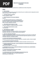 Preguntas para Fisiopatologia I Parcial