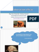 Proceso Por Colaboración Eficaz - Eiser Jiménez Coronel