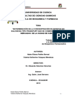 "Determinación de La Concentración de Nitritos en