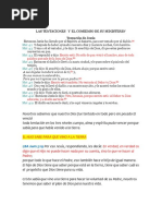 Las Tentaciones y El Comienso de Su Ministerio