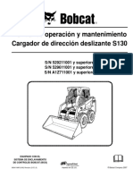 MANUAL OPERACIÓN Y MANTENIMIENTO MINICARGADOR BOBCAT S130 6904119ar Om 2-07