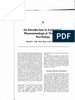 Existential-Phenomenollogical Perspectives in Psychology - Ronald S Valle