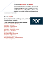 Difference Between Morpheme and Morph PDF