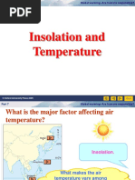 Insolation and Temperature: © Oxford University Press 2009